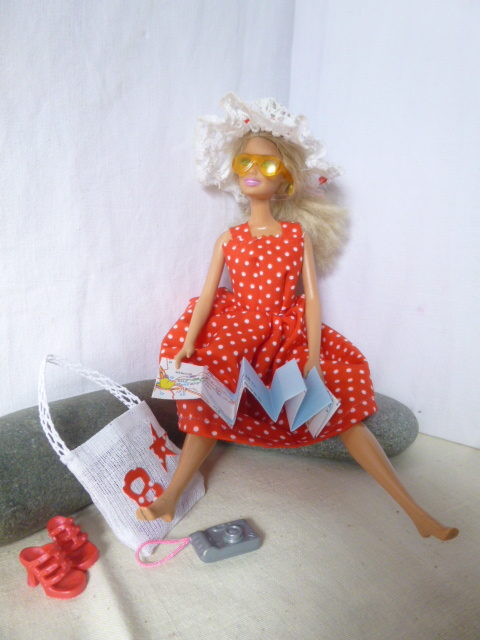 Barbie zomerjurk met bandjes