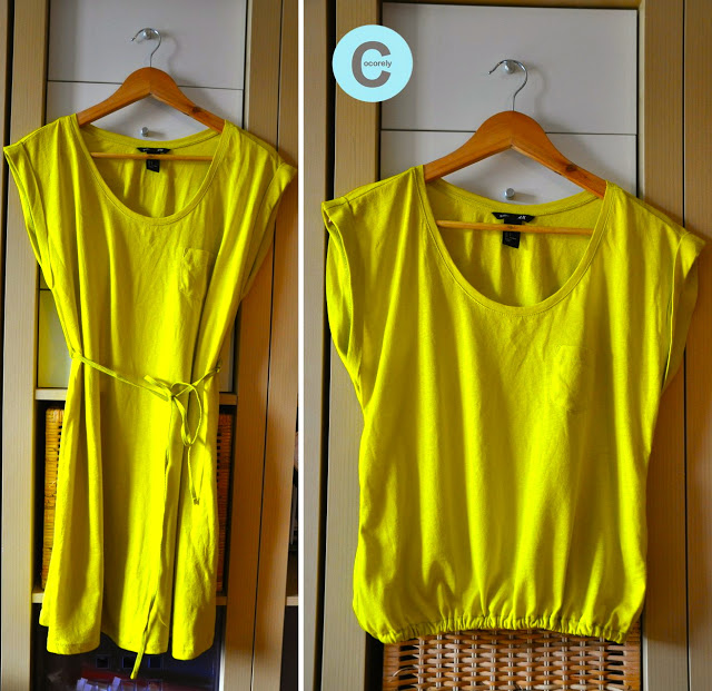 De tuniek wordt een T-shirt