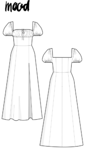 MDF317 – The Anthea Milkmaid Dress