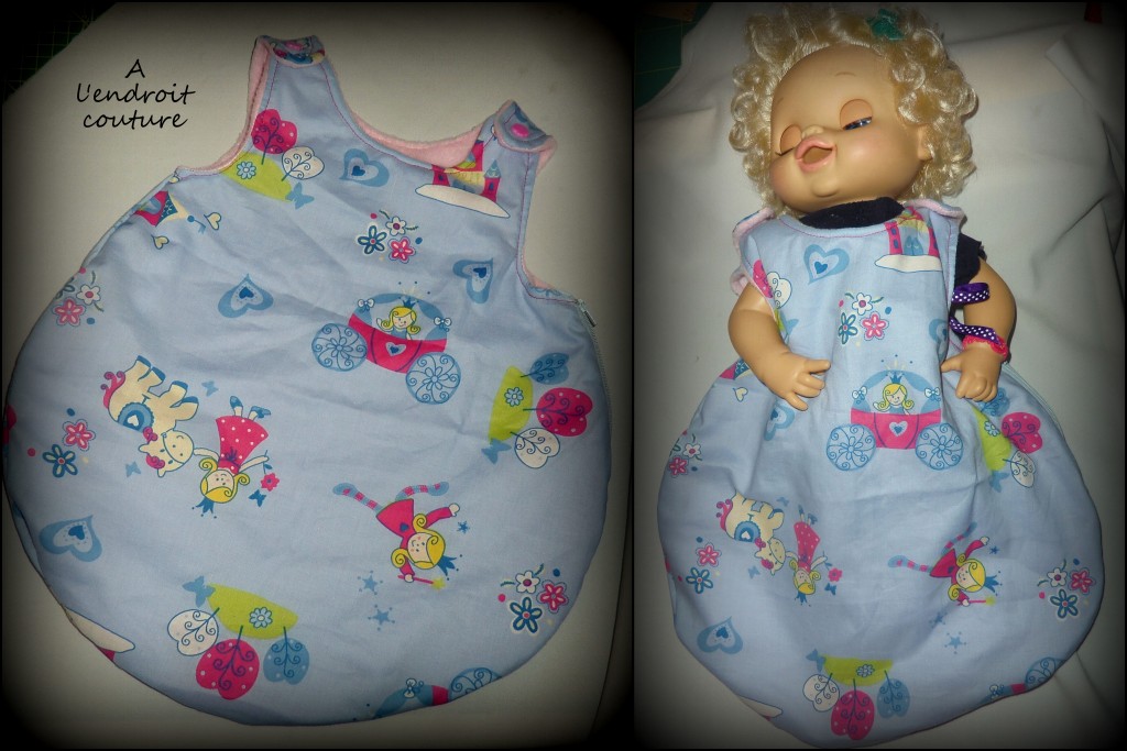 Poppen Turbulette met ritssluiting