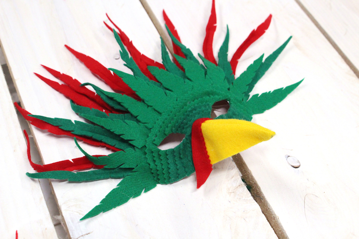 Vogelcarnavalsmasker