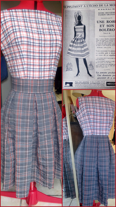 Gratis patroon jurk 1960