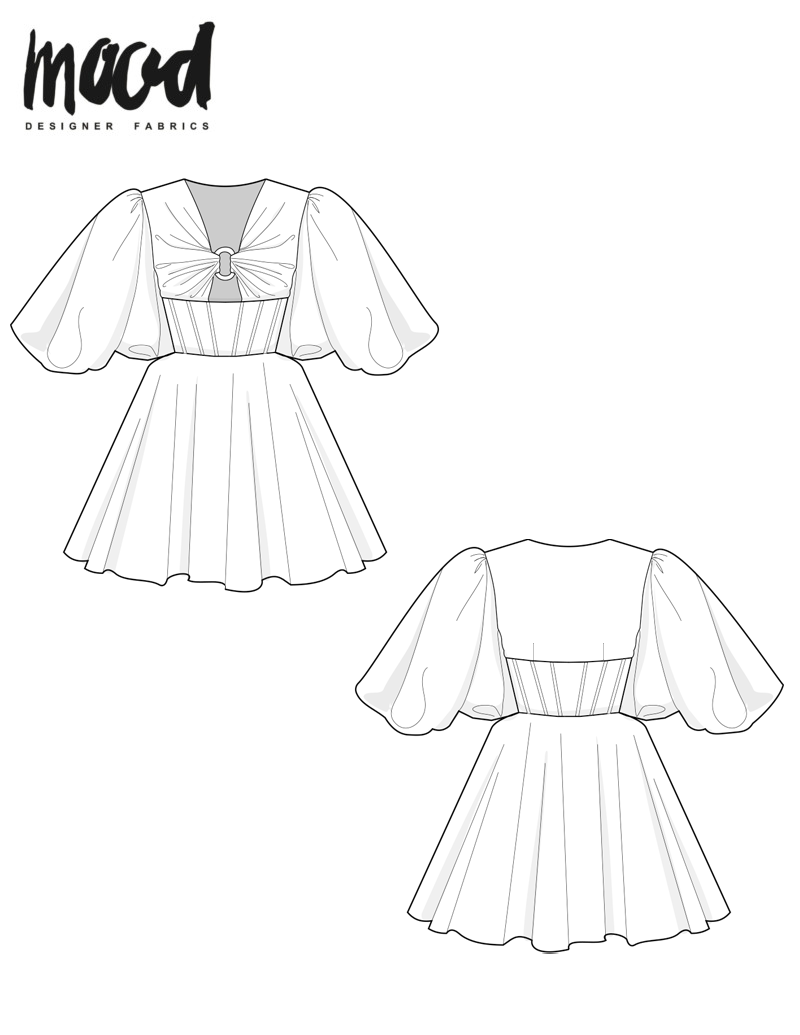 MDF302 – The Cicely Dress