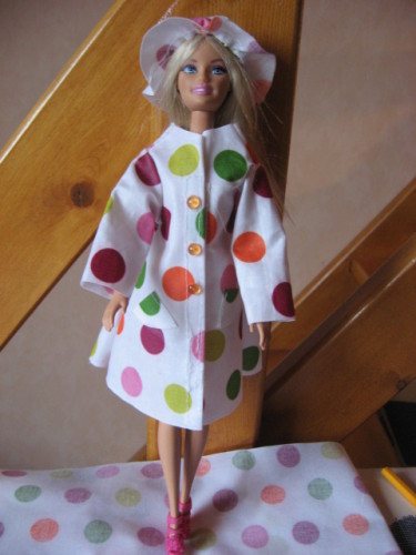 Barbiepop regenjas