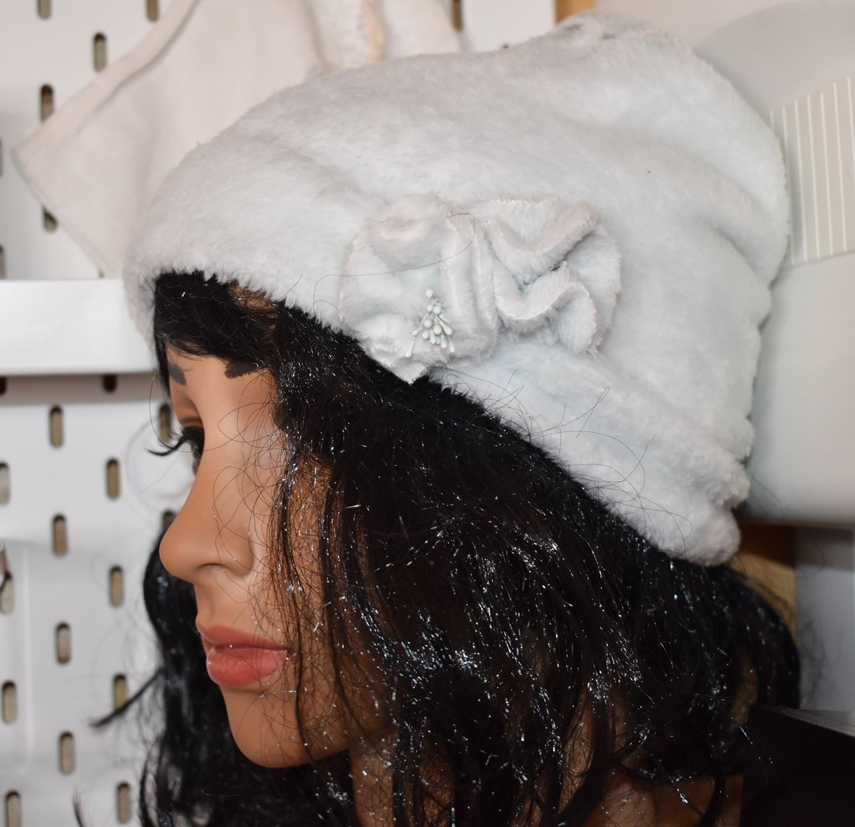Fleece beanie zonder patroon
