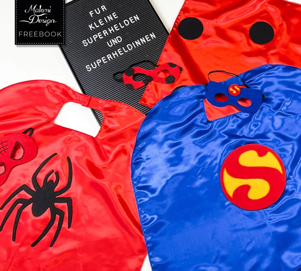 Kostuums met capes en maskers voor kinderen