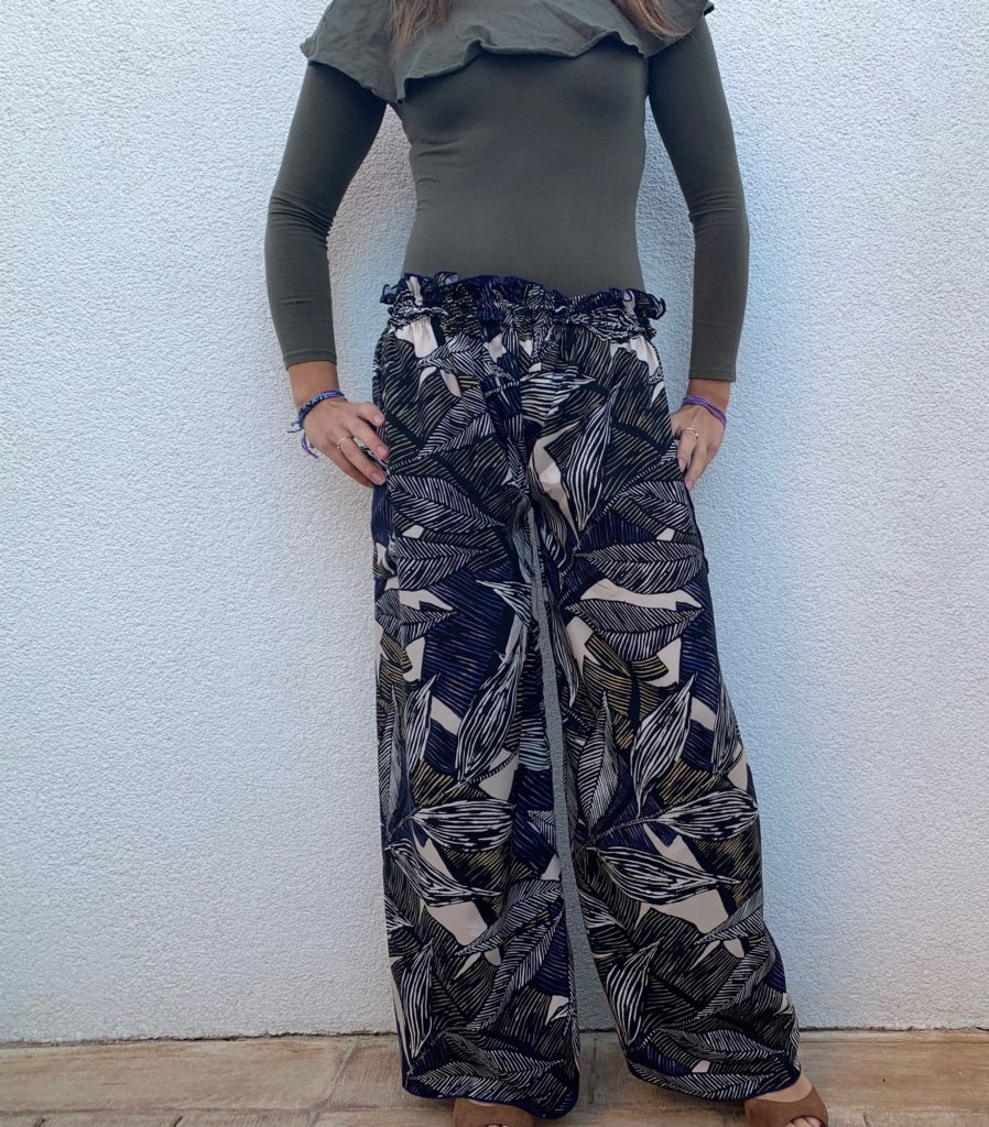 Broek met wijde pijpen