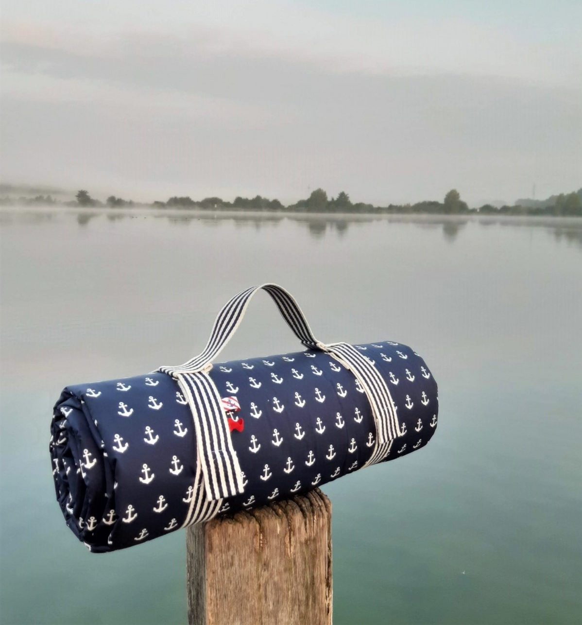Naai een picknickkleed