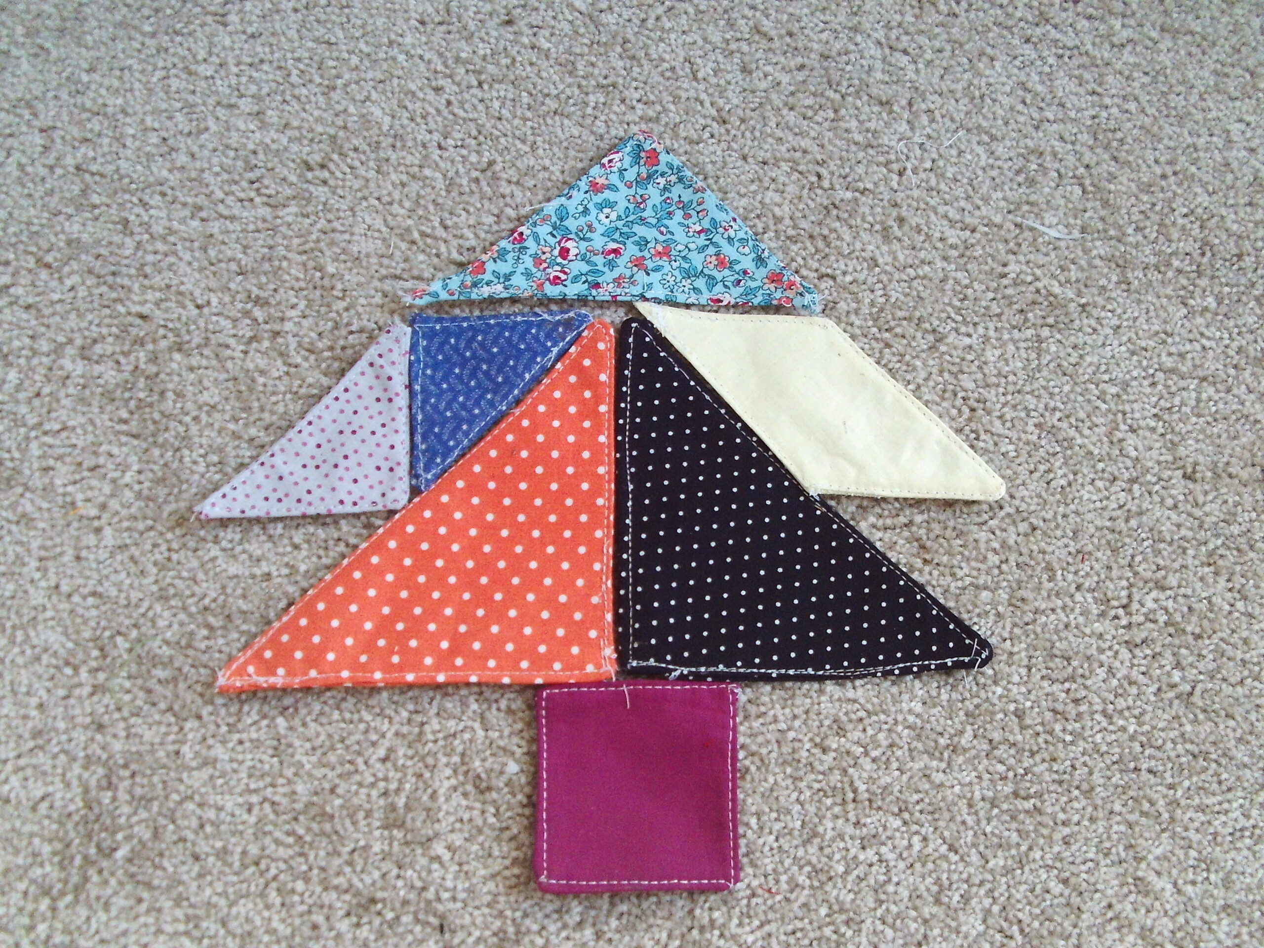Stof Tangram Set