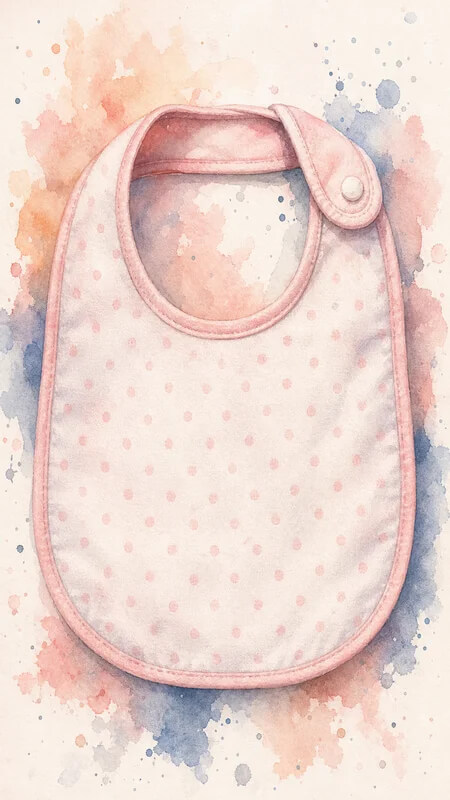 Babyspons en katoenen slabbetje – Kinderkleding