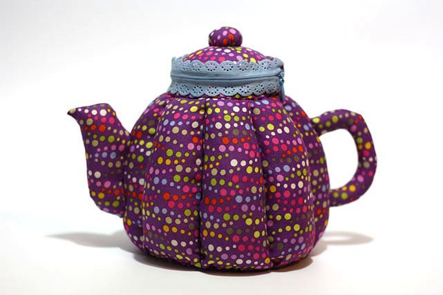 Stoffen theepot