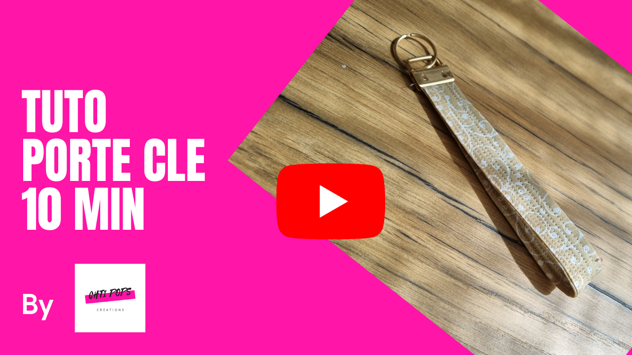Stoffen sleutelhanger in 15 minuten