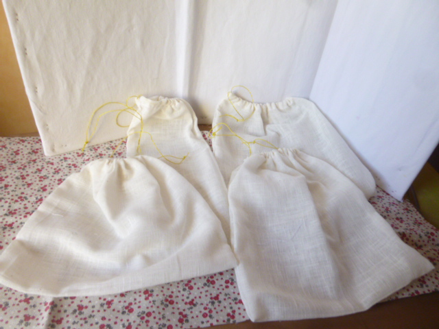 Petits sachets en tissu pour denrées en vrac