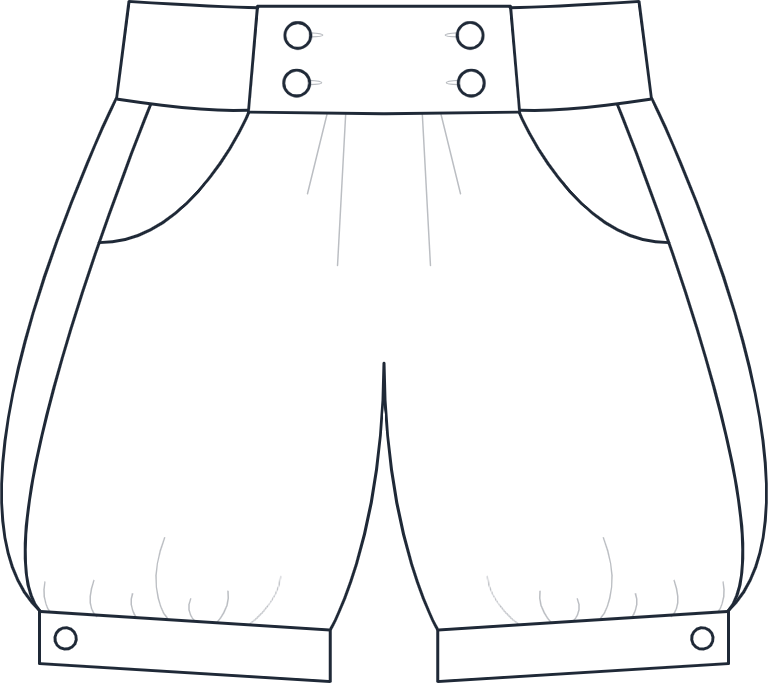 Puffy broek van Percy