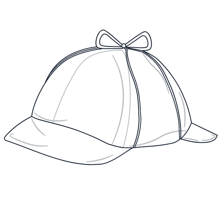 Holmes deerstalker hoed