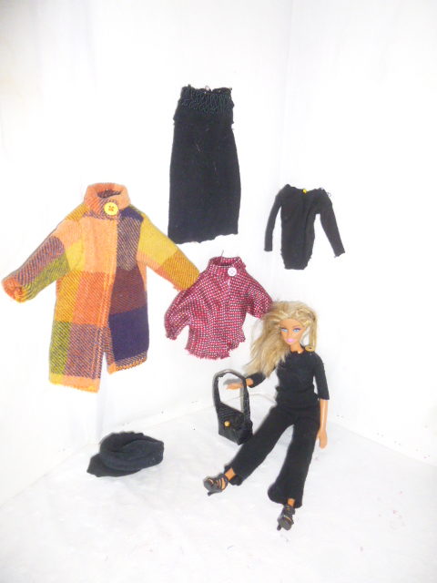 Gerecyclede sokken in 5 Barbie-kledingstukken