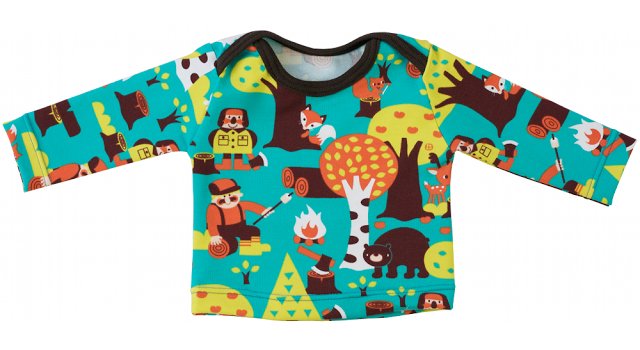 T-shirt met lange mouwen en Amerikaanse armsgaten