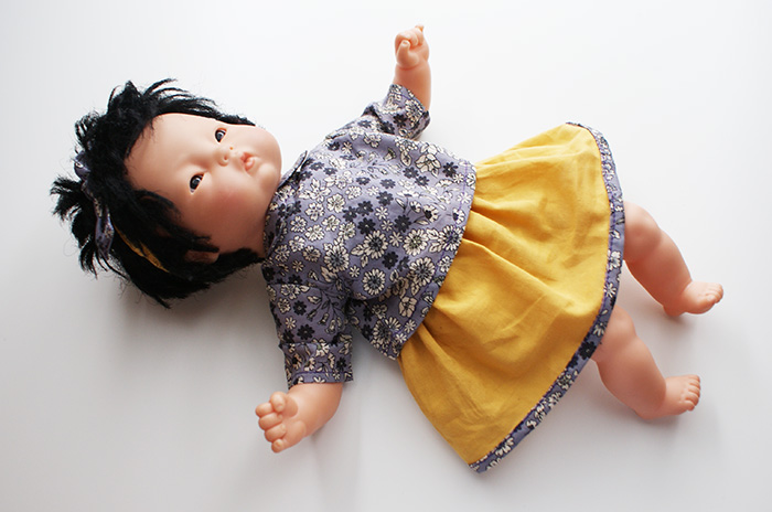 Preppy-outfit voor baby's van 30 cm