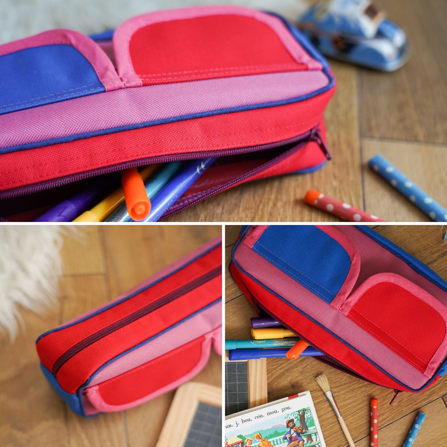 Retro colorblock schoolkit – Kinderkleding