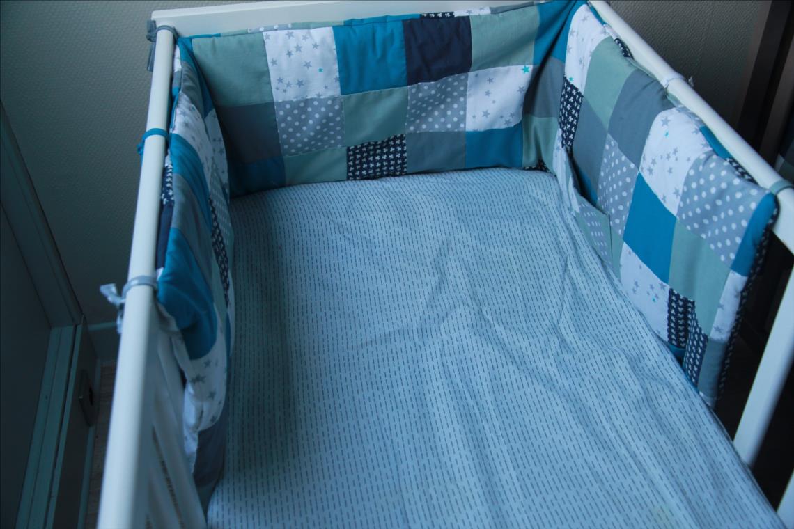 Baby patchwork bedverhoger