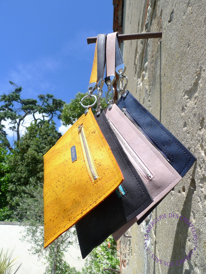 Pochette liège ou cuir